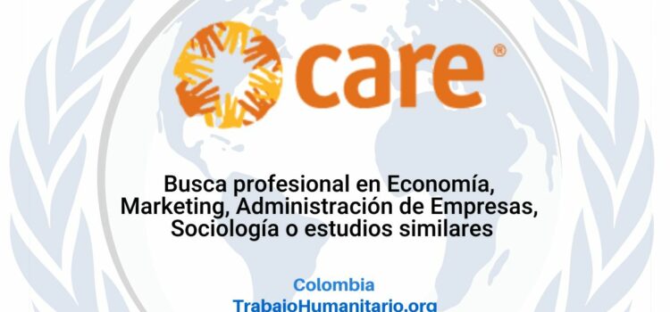 CARE busca coordinador/a de medios de vida para Cúcuta