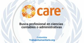 CARE busca oficial administrativo y logístico para Bogotá