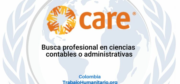 CARE busca oficial administrativo y logístico para Bogotá