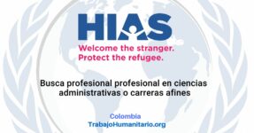 HIAS busca asistente recursos humanos para Bogotá