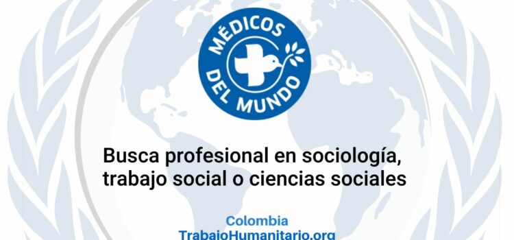 Médicos del Mundo MdM busca trabajador/a comunitario/a. 3 vacantes