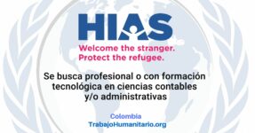HIAS busca asistente administrativo para sub oficina en Ipiales