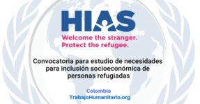 HIAS busca consultoría para desarrollo de estudio para implementación de programa de inclusión socioeconómica para personas refugiadas y migrantes