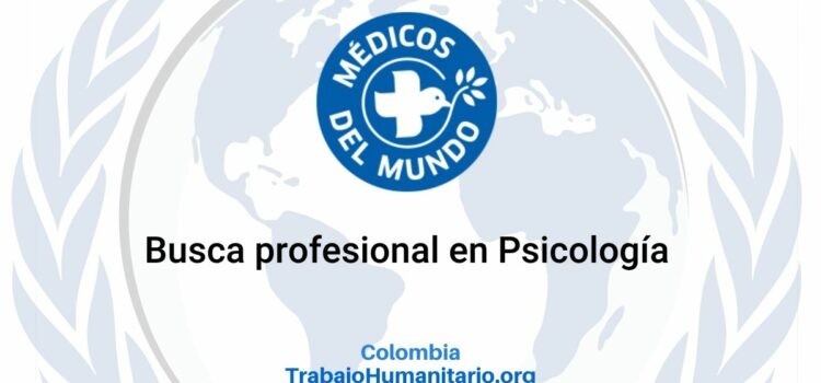 Médicos del Mundo busca referente de salud mental y apoyo psicosocial para Bogotá