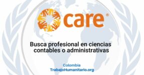 CARE busca oficial administrativo y financiero para Cauca