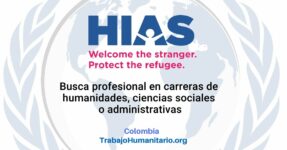HIAS busca especialista de programas para Bogotá