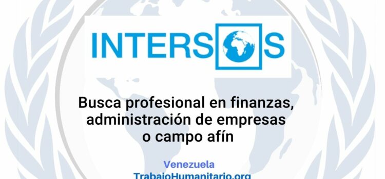 Intersos busca coordinador de finanzas para Venezuela – Colombia