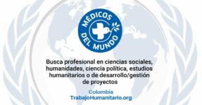 Médicos del Mundo busca encargado/a de proyecto en Bogotá