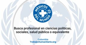Médicos del Mundo busca especialista de incidencia política y comunicación para Bogotá
