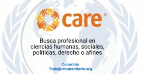 CARE busca gesto/a comunitario/a para Suarez, Cauca