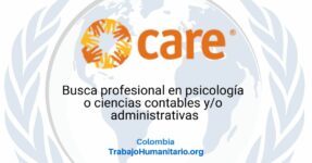 CARE busca oficial de recursos humanos para Bogotá