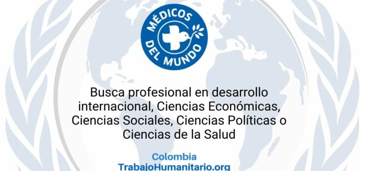 Médicos del Mundo busca especialista en gestión de proyectos – grant para Bogotá