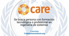 CARE busca oficial junior de tecnología, monitoreo y evaluación para Bogotá