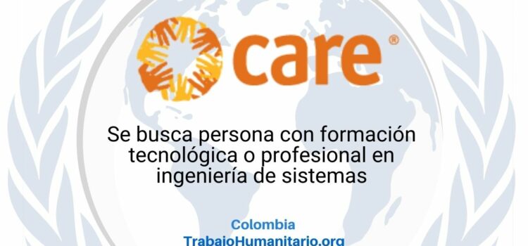 CARE busca oficial junior de tecnología, monitoreo y evaluación para Bogotá