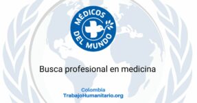 Médicos del Mundo busca supervisor/a de equipos de salud para Bogotá