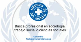 Médicos del Mundo busca oficial de enlace Cali COSUDE Quibdó