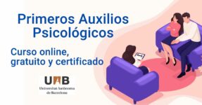 Curso gratuito de Primeros Auxilios Psicológicos – convocatoria abierta