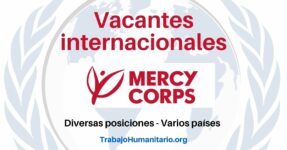 Trabajo Humanitario con Mercy Corps en América Latina y otros países