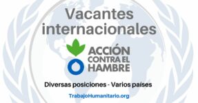 Trabajo Humanitario con Acción Contra el Hambre en Latinoamérica y otros países