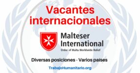 Trabajo Humanitario con Malteser International en varios países del mundo