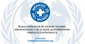 Médicos del Mundo busca coordinador/a de terreno para Apartadó