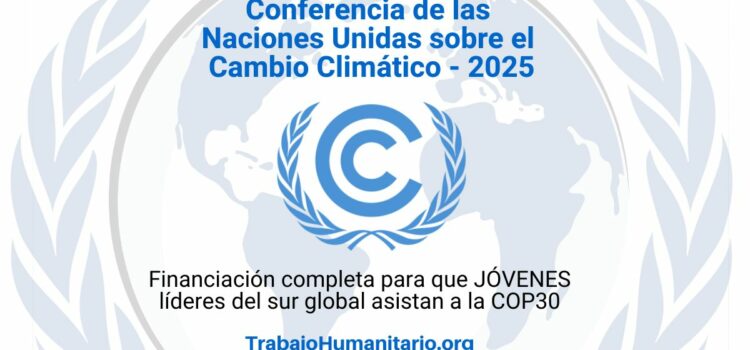 Financiación completa para que jóvenes asistan a la COP30
