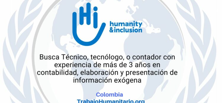 Humanity & Inclusion busca consultoría para elaboración de formato información exógena