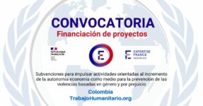 Convocatoria para financiación de proyecto de organizaciones en Colombia. Proyecto LIBRES