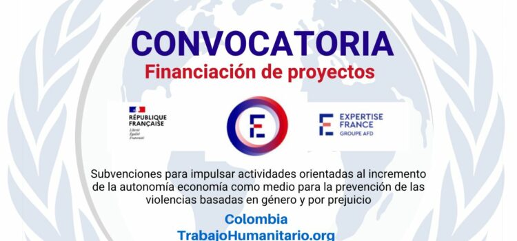 Convocatoria para financiación de proyecto de organizaciones en Colombia. Proyecto LIBRES