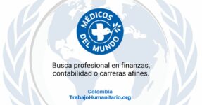 Médicos del Mundo – MdM – busca adjunto/a para coordinación financiera en Colombia