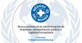 Médicos del Mundo busca oficial de logística en Colombia